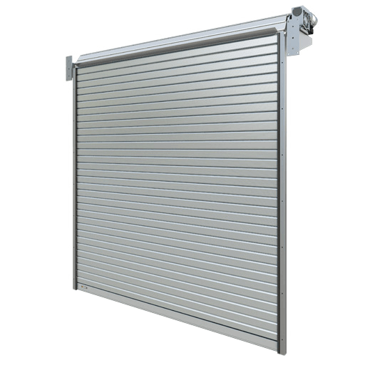 Porte industrielle enroulable en acier R1SD