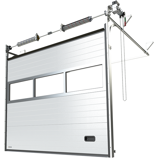 Porte industrielle sectionnelle en aluminium K2 IA