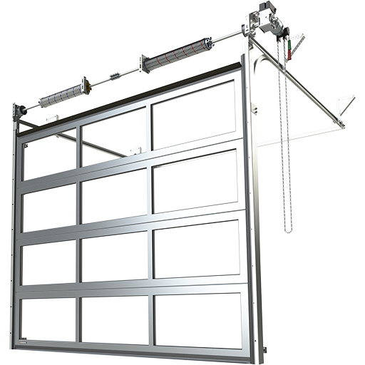Porte industrielle sectionnelle en aluminium K2 IP