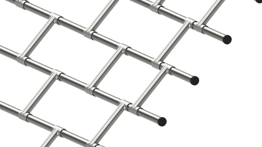 Grillage enroulable en acier R2 SC