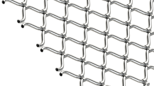 Grillage enroulable en acier R2 SS