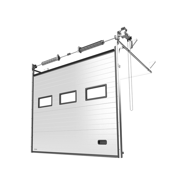 Porte industrielle sectionnelle